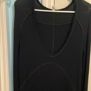 Free People
Oversized Waffle Shirt